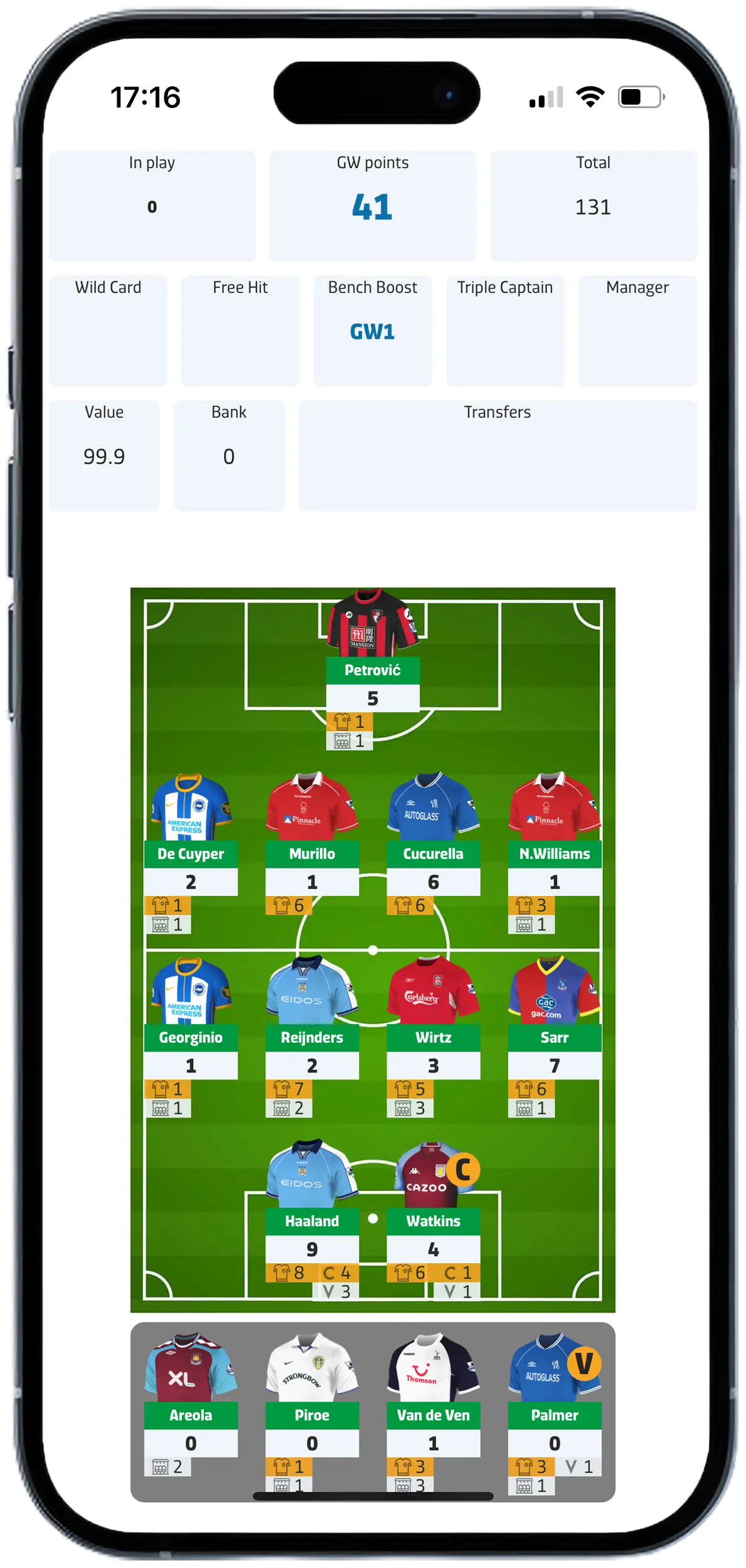 FPL.fun - Squad View
