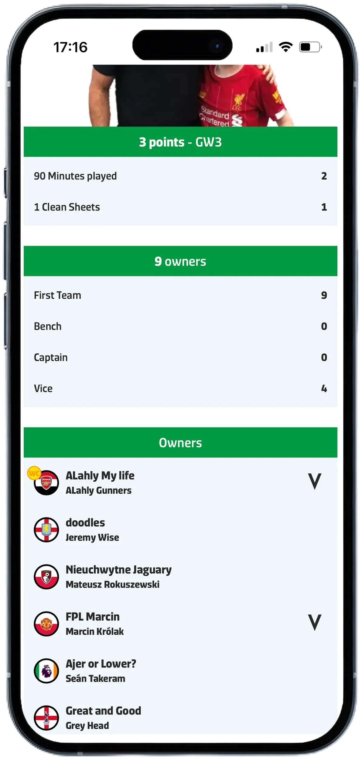 FPL.fun - Player Stats View